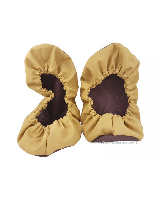 10-102/1 BEŻOWO BORDOWE ochraniacze na buty, wielorazowe ortalionowe obuwie ochronne obuwie muzealne, do żłobka, przedszkola, sz