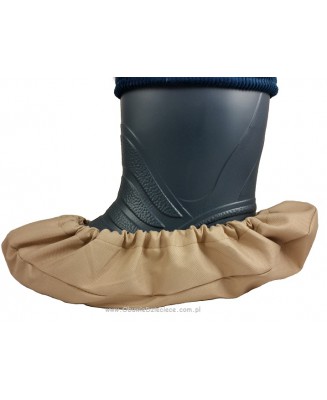 10-102/1 BEŻOWO BORDOWE ochraniacze na buty, wielorazowe ortalionowe obuwie ochronne obuwie muzealne, do żłobka, przedszkola, sz