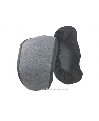 10-102/1PFI CZARNE z FILCEM GŁADKIM na spodach ochraniacze na buty, wielorazowe ortalionowe, obuwie ochronne, obuwie muzealne BI