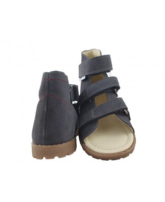 8-1210-88 CIEMNY POPIEL MRUGAŁA PORTO WKŁADKI PROFILOWANE buty sandałki kapcie profilaktyczne przedszk. 26-30  Mrugała