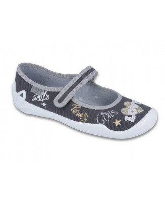 20-114Y314 BLANCA SZARY love power girl :: balerinki czółenka dziewczęce kapcie buciki obuwie dziecięce  Befado