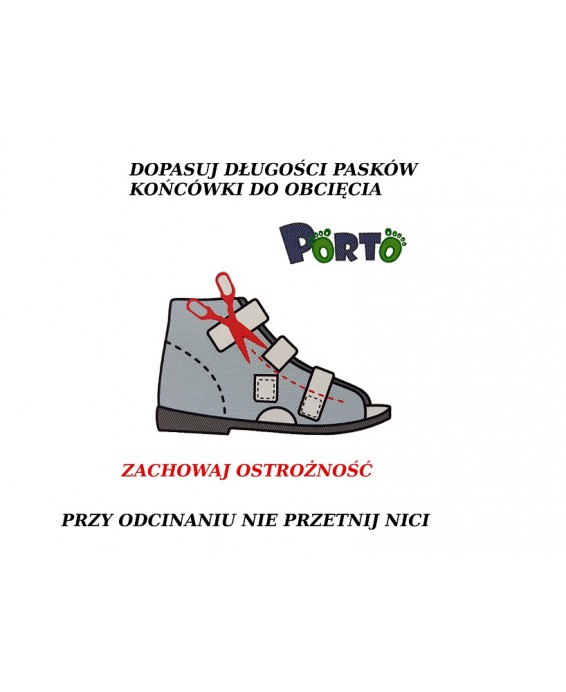 8-1310-03 KORAL PYŁEK MRUGAŁA PORTO WKŁADKI PROFILOWANE buty sandałki kapcie profilaktyczne przedszk. 31-35 Mrugała