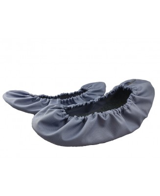 10-102/1APFI JASNO SZARE ANTYPOŚLIZGOWE  ochraniacze na buty, wielorazowe ortalionowe obuwie ochronne obuwie muzealne, do żłobka