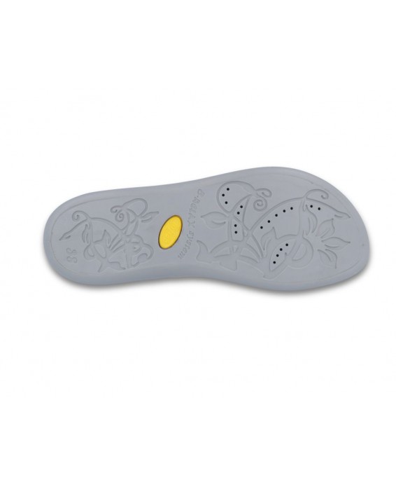 61-254D105 JEANS BROKAT klapki kapcie laczki damskie VIKI B-RELAX BEFADO