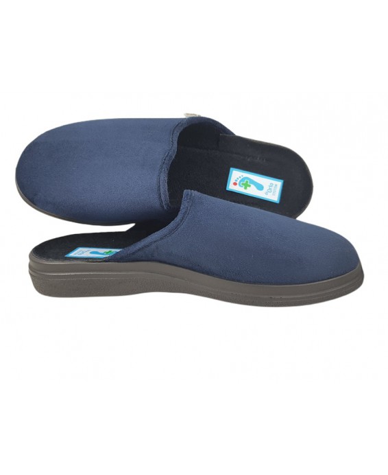 61-132M006 Dr Orto Klapki Granatowe obuwie profilaktyczno-ortopedyczne  męskie BEFADO Dr Orto System