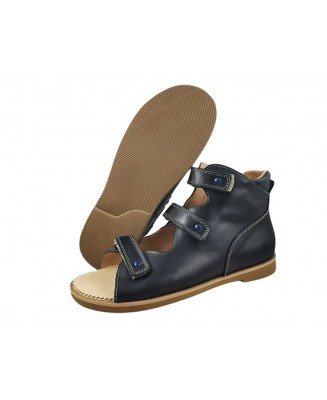 8-B-26cza D BAJBUT CZARNE buty sandałki trzewiki kapcie ortopedyczne profilaktyczne dziecięce 35-39  Bajbut