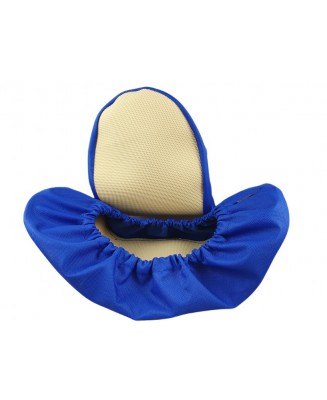 10-102/1APG NIEBIESKIE CIEMNE ANTYPOŚLIZGOWE solidne ochraniacze na buty, wielorazowe ortalionowe obuwie ochronne, obuwie muzeal