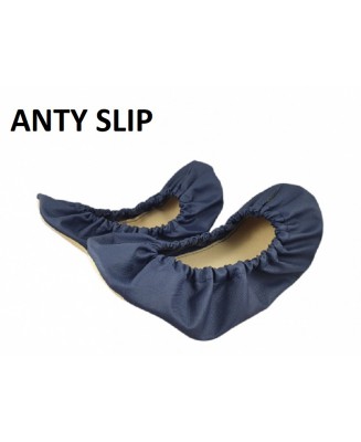 10-102/1APG GRANATOWE ANTYPOŚLIZGOWE solidne ochraniacze na buty, wielorazowe ortalionowe obuwie ochronne, obuwie muzealne, ochr