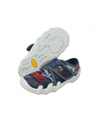 1-273X315 SKATE SZARE AUTO WYŚCIGOWE :: MIĘKKIE WKŁADKI SOFT-B system :: kapcie buciki obuwie dziecięce przedszkolne szkolne  Be