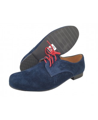 1-KMK 99MAT GRANATOWE ZAMSZOWE z wkładkami skórzanymi  sznurowane półbuty wizytowe komunijne obuwie dziecięce 21 - 30  KMK