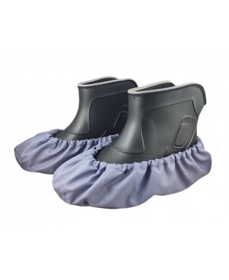 10-102/1 SZARE JASNE ochraniacze na buty, wielorazowe ortalionowe obuwie ochronne obuwie muzealne, ochronniki, pokrowce na obuwi