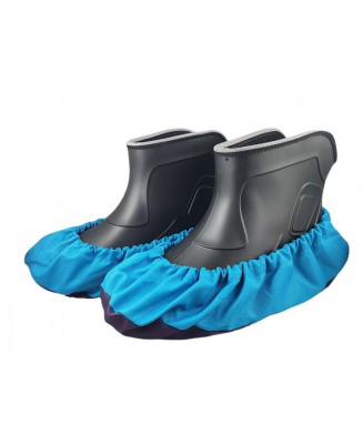 10-102/1 TURKUSOWO FIOLETOWE CIEMNE  ochraniacze na buty, wielorazowe ortalionowe obuwie ochronne obuwie muzealne, ochronniki, p
