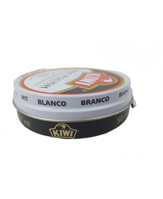 11-01127bi biała pasta do obuwia 50ml Kiwi