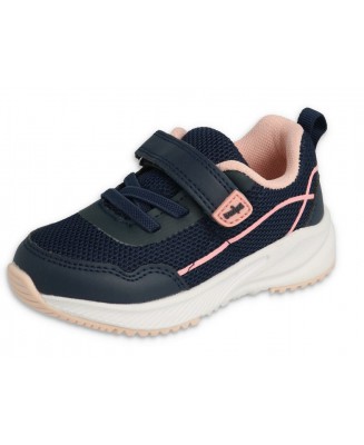 0-516P111 GRANATOWE RÓŻOWE Buty sportowe LINE  na rzep sznurówki gumki buciki obuwie dziecięce Befado 20-24